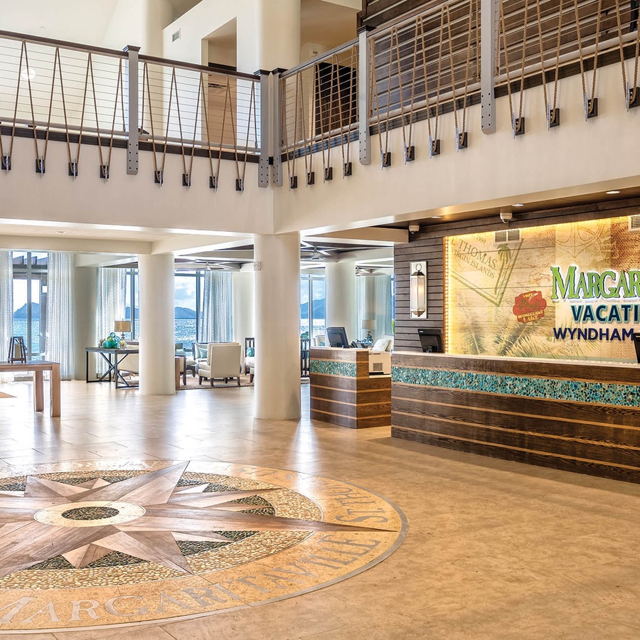 Wyndham St. Thomas, A Margaritaville Vacation Club Resort Lobby